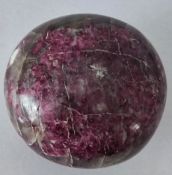 Polished natural tourmaline Quartz crystal Stone.