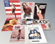 Nine concert programmes to include Saxon The Eagle Has Landed, David Lee Roth Skyscraper Tour,