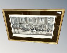 After Harrington Bird : The Leading Road Coaches Leaving the White Horse Cellars,