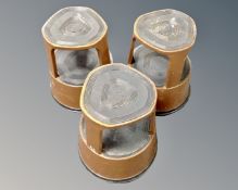 Three Kikalong circular stool steps