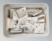 A Curver caddy containing 20 fused switches.