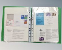 Stamps : A folder containing 29 postmarked first day covers from 1969 to 1995,