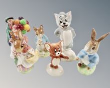 Three Beswick Beatrix Potter figures,