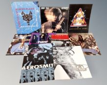 Nine concert programmes to include Aerosmith Pump and Get a Grip Tour, Def Leppard High n' Dry,
