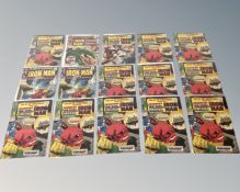 A tray of Marvel Tales of Suspense featuring Captain America and Iron Man issue 90, 12¢ covers,