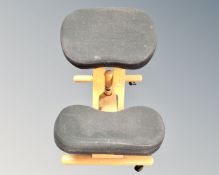 An ergonomic desk stool/chair