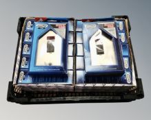 Twelve Selectric 45 amp DP switches,