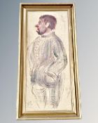 Oil on canvas - Portrait of a man,