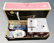 A box of LG flatron LCD monitor, boxed,