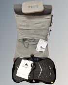 A Homedics stretch inspired by yoga massage mat together with an Evoland circulation booster