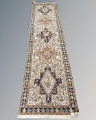 A Caucasian runner of geometric design,