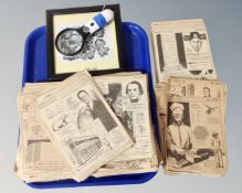 A tray of large quantity of Ripley Believe It or Not cuttings,