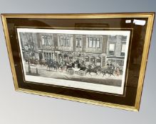 After Harrington Bird : The Leading Road Coaches Leaving the White Horse Cellars,