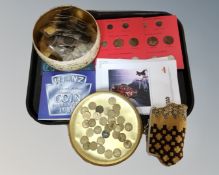 A tray of assorted pre-decimal coins, Coins of Ancient Britain,