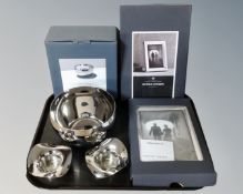 A Georg Jensen Living bowl, boxed,