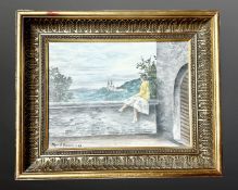 Jaeger E Anderssen : Lady seated on a wa