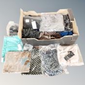 A box containing approximately 20 pieces of new and tagged lady's clothing including Nicole