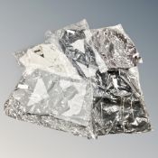 A box containing five new and tagged lady's Stolen Heart leather jackets.