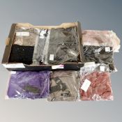 A box containing approximately 20 pieces of new and tagged lady's clothing including Nicole