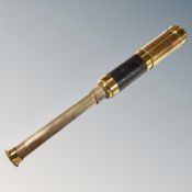 A brass cased nautical telescope.