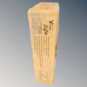 A Vibra Life vibration plate, boxed.