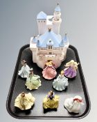 A ceramic storage jar in the form of a castle,