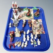 A Lego Star Wars 7113 Tuskan Raider Encounter, with instructions,