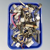 A large quantity of lady's and gentleman's wristwatches.