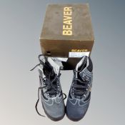 Two pairs of Beaver boots, size 6.