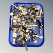 A large quantity of lady's and gentleman's wristwatches.