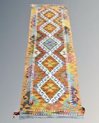 A Chobi kilim runner 180cm by 60cm
