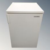 A Beko underbench fridge.