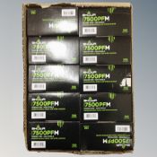 10 boxes of Showa biodegradable single-use gloves.