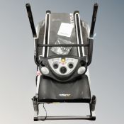 A U Style electric treadmill.