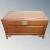 A camphor wood blanket box