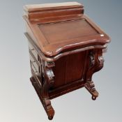An eastern hardwood Victorian style davenport