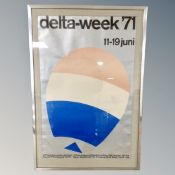 Three 20th century promotional and exhibition posters, Josef Sudek 1977 New York,