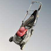 A Honda HRB536C self drive petrol lawn mower.