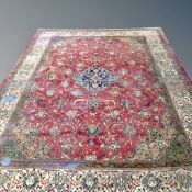 A Kirman-design carpet,
