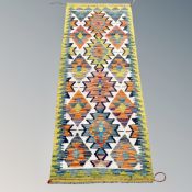 A Chobi Kilim runner,