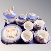 A 21 piece 20th century Japanese export tea service.
