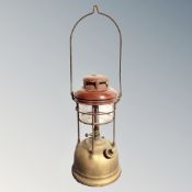 A vintage Tilley lamp.