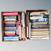 Two boxes of maritime books