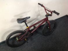 A BMX bike.