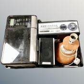 A box of Grundig music centre,