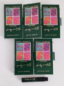 Andy Warhol Les Parfums pour homme and New Calvin Klein CK One orange duffle bag.