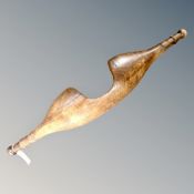 A vintage wooden yoke