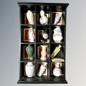 A set of twelve Franklin porcelain 'The treasures of Imperial Dynasty vases' with certificates on