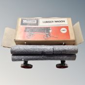 A Mamod Lumbar wagon in original box