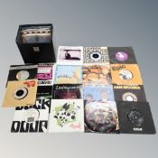 A case of vinyl 7 inch singles to include Soft Cell, Lindisfarne, Deep Purple,